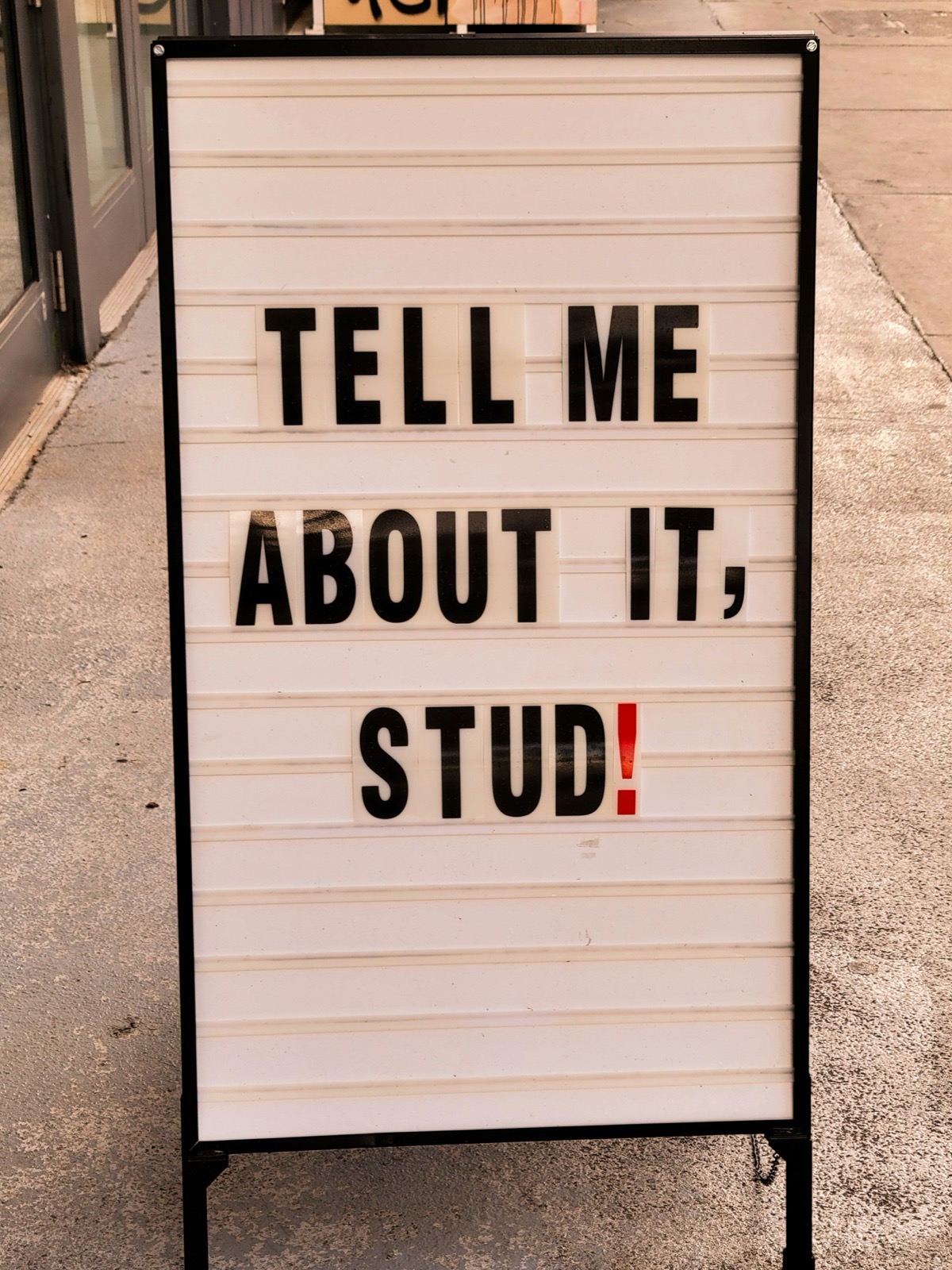 Tell me about it